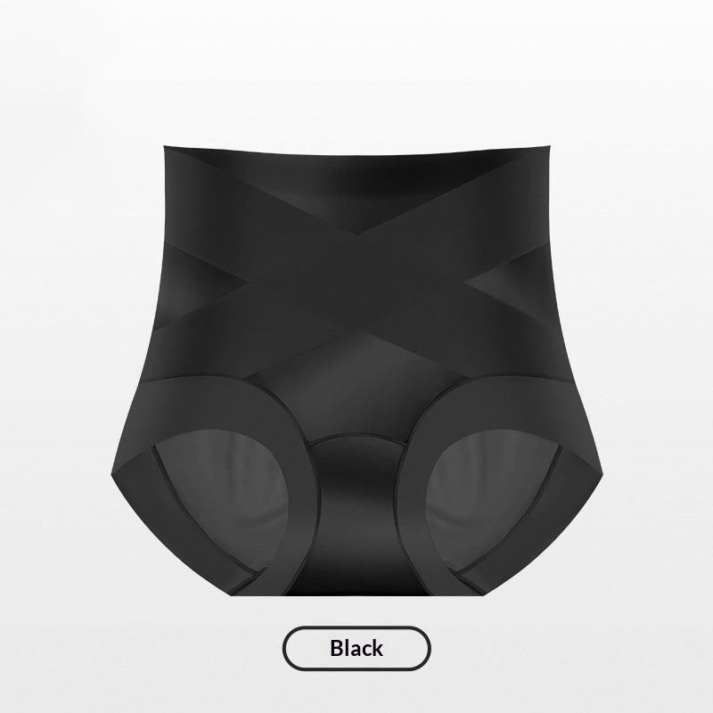 Womens Mid-to-High-Waist Seamless Light-Shaping Butt-Lifting Ultra-Thin Silk-Crotch Underwear