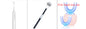 360 Degrees Intelligent Automatic Electric  Toothbrush Waterproof U Type Tooth Brush Whitening Blue Light USB Charging