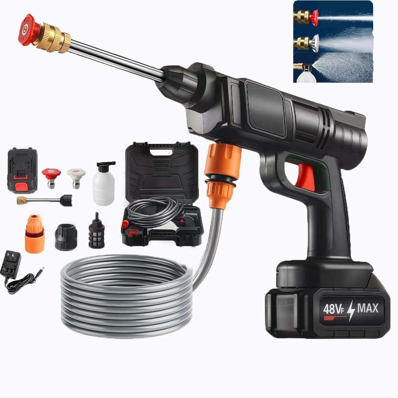 Pressure Washer For Car (Double Battery)